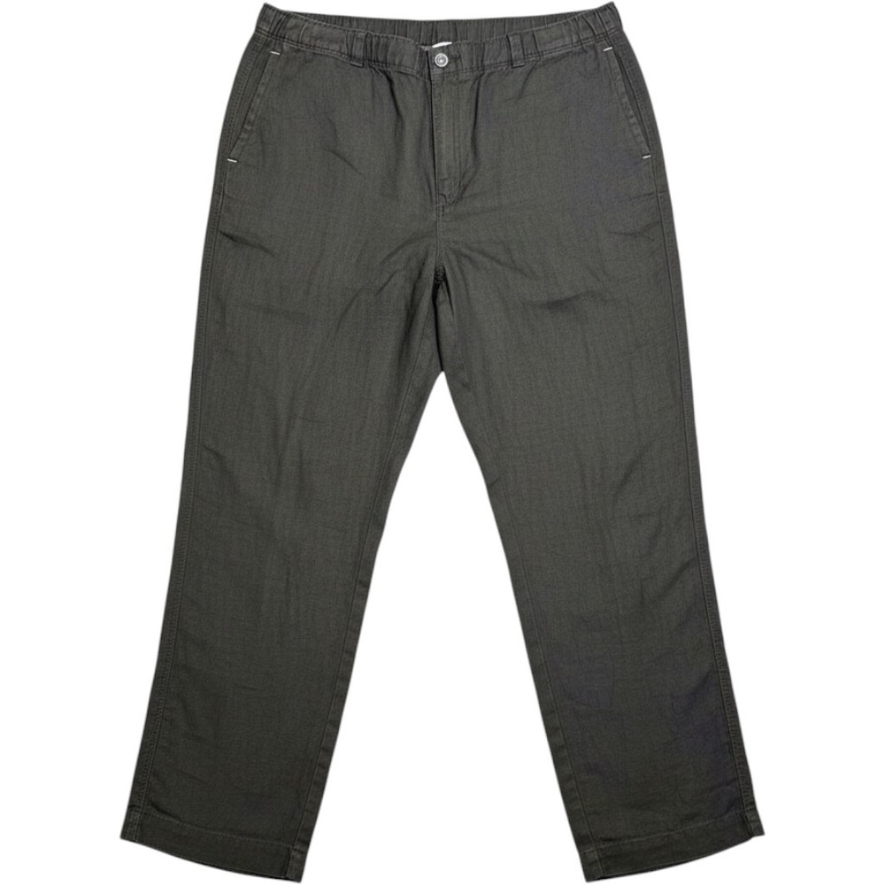 Tommy Bahama Relax Pants Mens XL Black 100% Linen Drawstring Beach Lounge